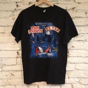 ZZ Top & John Fogerty “Blues & Bayous Tour T-Shirt